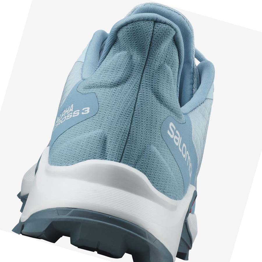 Salomon ALPHACROSS 3 Trail Futócipő Női Kék | HU 2848DFM